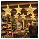 Decorative fabric star, 248 warm white LEDs, 24 in, INDOOR s2