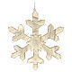 Copo de nieve tejido luminoso 604 LED blanco cálido 60 cm uso interior s1