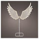 Angel fabric wings with 1064 warm white LEDs, 65 in, for indoor s1