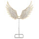 Angel fabric wings with 1064 warm white LEDs, 65 in, for indoor s4