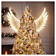 Angel fabric wings with 1064 warm white LEDs, 65 in, for indoor s4