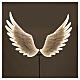 Fabric angel wings 1064 LEDs warm white 164 cm indoor use s2