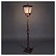 Lampione luminoso 95 LED luce calda effetto fiamma 160x25x25 cm per esterno s1