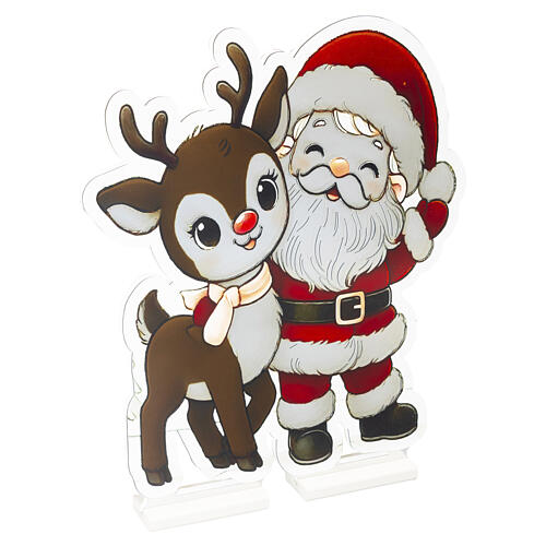 Infinity Lights Santa Claus and Reindeer, 504 multicolored LEDs, 55x45 cm, indoor use 6