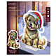 Infinity Lights Christmas puppy, 375 multicolour LEDs, 16x14 in, for indoor use s7