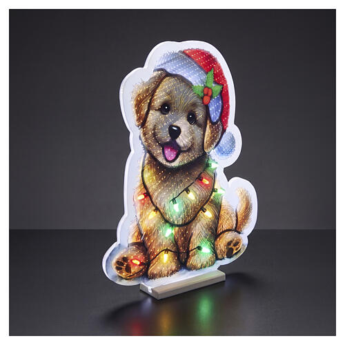 Figura luminosa filhote de Natal Infinity Lights 375 LEDs multicoloridos 40x35 cm para interiores 4