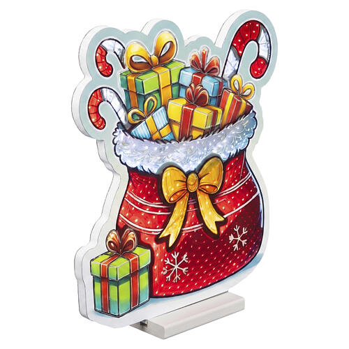 Infinity Lights Christmas Gift Sack, 453 multicolored LEDs, 55x55 cm, indoor use 4