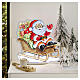 Pai Natal no trenó Infinity Lights 696 LEDs multicoloridos 55x55 cm para interiores s2