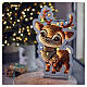 Infinity Lights Christmas reindeer, 273 multicolour LEDs, 22x14 in, for indoor use s2