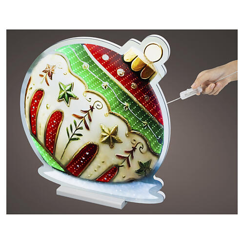 Bolinha de Natal Infinity Lights 369 LEDs multicores 50x45 cm para interior 1