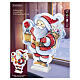 Pai Natal com lanterna Infinity Lights 330 LEDs multicoloridos 40x30 cm para interiores s2