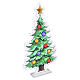 Albero di Natale Infinity Lights 336 LED multicolore 65x40 cm uso interno s5