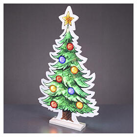 Árvore de Natal Infinity Lights 336 LEDs multicoloridos 65x40 cm para interiores
