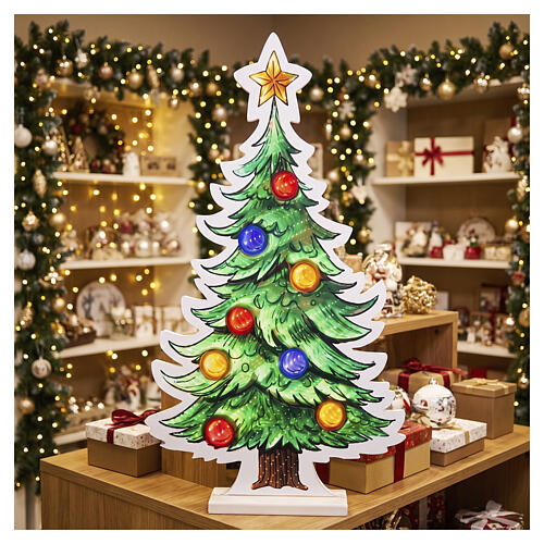 Árvore de Natal Infinity Lights 336 LEDs multicoloridos 65x40 cm para interiores 2