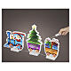 Infinity Lights Christmas train, 345 multicolour LEDs, 14x28 in, for indoor use s1