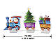 Train de Noël Infinity Lights 345 LEDs multicolores 35x70 cm pour intérieur s3