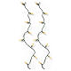 Guirlande lumineuse vintage intérieure/extérieure à effet scintillant 180 LEDs lumière dorée chaude 18 m s4