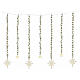 Hanging star light curtain with warm white micro LEDs, 47x39 in, for indoor use s4