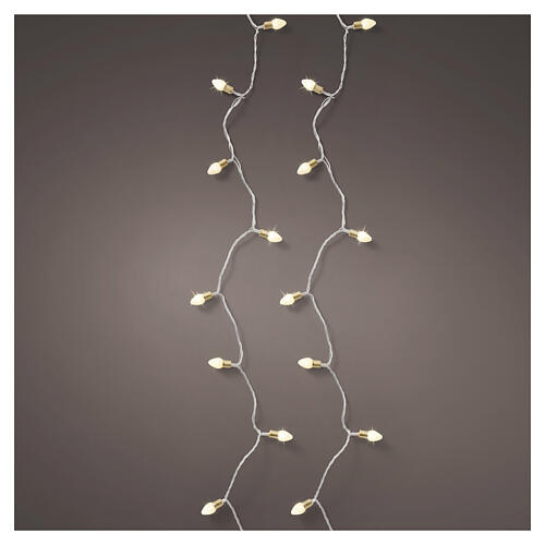 Luci di Natale vintage int-est 120LED bianco caldo effetto twinkle 12 m 1