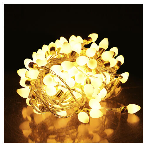 Luci di Natale vintage int-est 120LED bianco caldo effetto twinkle 12 m 3