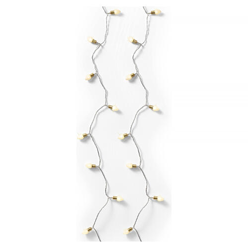 Vintage Christmas lights indoor-outdoor 180 LEDs warm white twinkle 60 ft 2