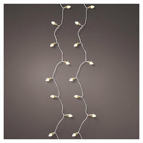Guirlande lumineuse vintage intérieur-extérieur 180 LEDs blanc chaud scintillant 18 m