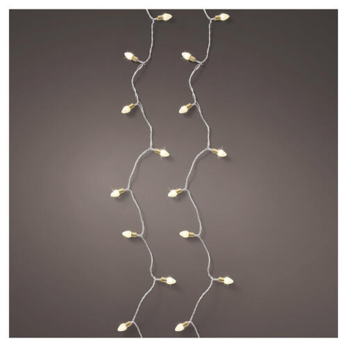 Catena luci di Natale vintage int-est 180LED bianco caldo twinkle 18 m 1