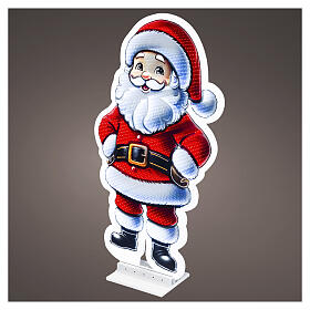 Sagoma infinity light int-est 855 LED Babbo Natale 120x65 cm