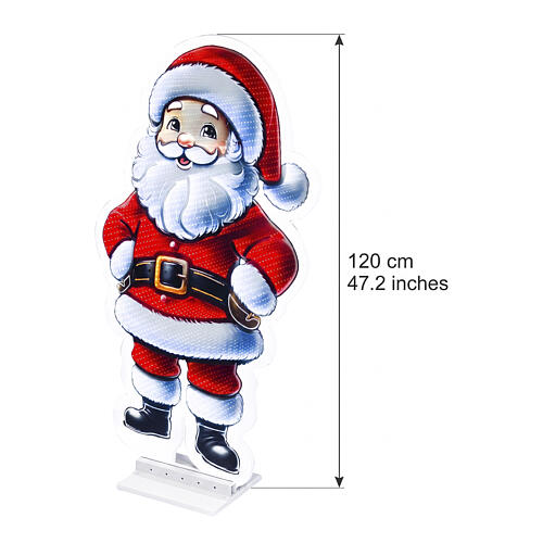 Sagoma infinity light int-est 855 LED Babbo Natale 120x65 cm 3