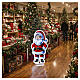 Sagoma infinity light int-est 855 LED Babbo Natale 120x65 cm s2