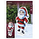 Sagoma infinity light int-est 855 LED Babbo Natale 120x65 cm s4