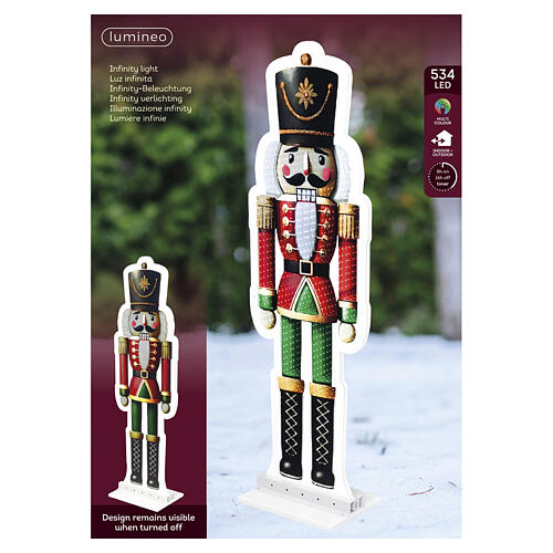 Figura infinity light int-est 534 LED Schiaccianoci 120x40 cm 6