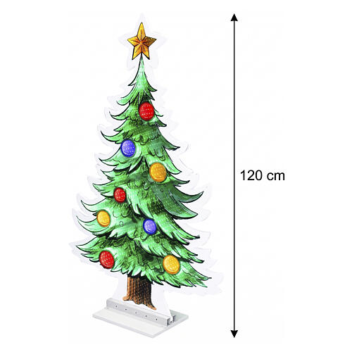 Albero Infinity Light int-est multicolore 642 LED 120x75 cm 3