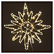 Estrella luminosa int-ext blanco cálido efecto flash 235 LED diámetro 40 cm s2