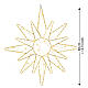 Estrella luminosa int-ext blanco cálido efecto flash 235 LED diámetro 40 cm s3