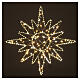 Estrella suspendida int-ext blanco cálido efecto flash 375 LED diámetro 60 cm s3