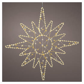 Stella sospesa int-est bianco caldo effetto flash 375 LED diametro 60 cm