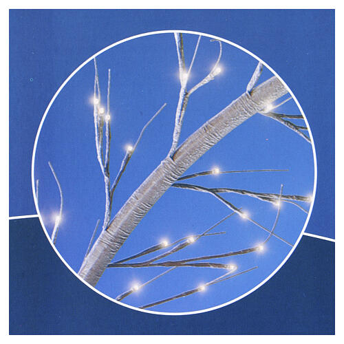 Light arch with woven branches, warm white micro LEDs, indoor/outdoor, 90x50x12 in 4
