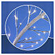 Light arch with woven branches, warm white micro LEDs, indoor/outdoor, 90x50x12 in s4