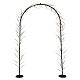 Arco luminoso int-est rami bianco caldo 384 LED 230x130x30 cm s5