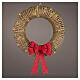 Illuminated wicker Christmas wreath, IN/OUTDOOR, 72 LEDs, 23x5.5 in s1