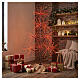 Silver Christmas light tree 1400 micro LEDs multicolor 180 cm indoor outdoor s2