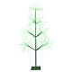Silver Christmas light tree 1400 micro LEDs multicolor 180 cm indoor outdoor s4