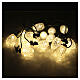 Guirlande lumineuse int./ext. bougies LED blanc chaud 16 LEDs 6 m s3