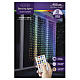 Multicolour LED light curtain for indoor/outdoor, 400 micro LEDs, 75x75 in s2