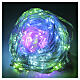 Multicolour LED light curtain for indoor/outdoor, 400 micro LEDs, 75x75 in s5