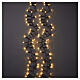 Extendable cluster Christmas lights, 200 warm gold LEDs, 16.4 ft, indoor/outdoor s1