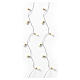 Pinguino in acrilico con cappello e sciarpa int-est 40 LED bianco freddo 40x30x20 cm s4