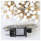 Pinguino in acrilico con cappello e sciarpa int-est 40 LED bianco freddo 40x30x20 cm s5