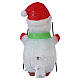 Bonhomme de neige en acrylique avec skis int/ext 50 LEDs blanc froid 50x25x30 cm s5